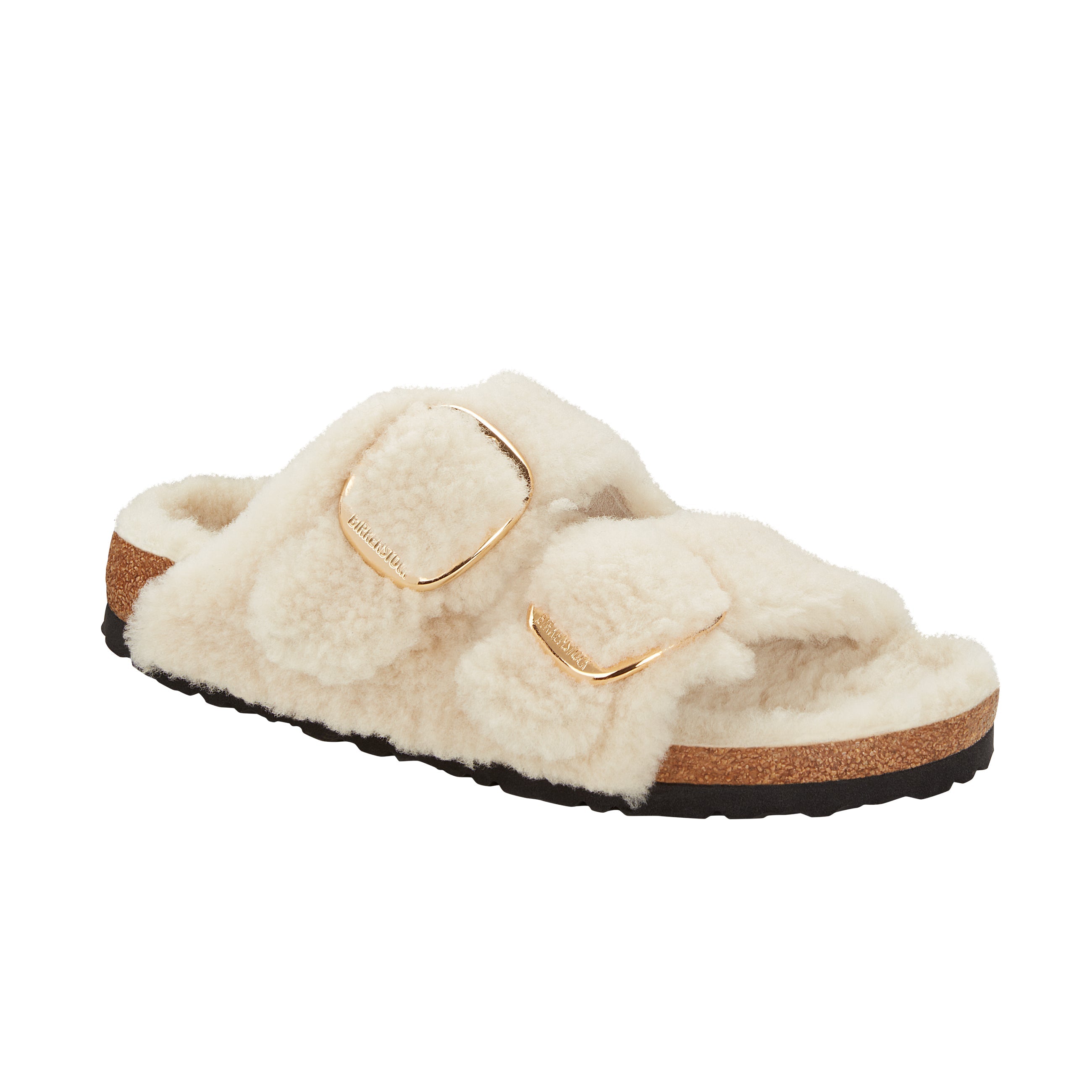 BIRKENSTOCK Women's Arizona Big Buckle Shearling Narrow Beige