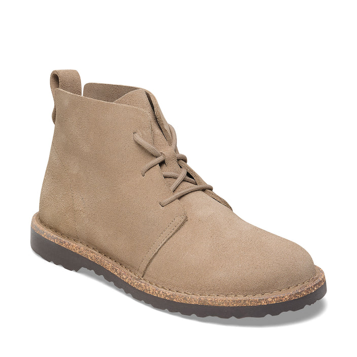 Uppsala Mid Taupe Suede Leather