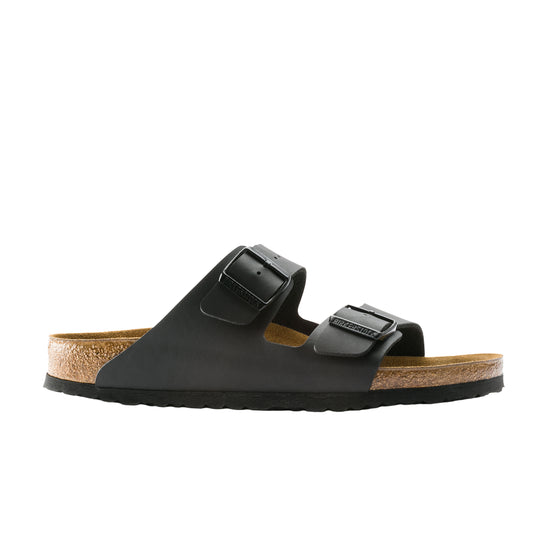 Birkenstock Arizona Black Birko-Flor side view