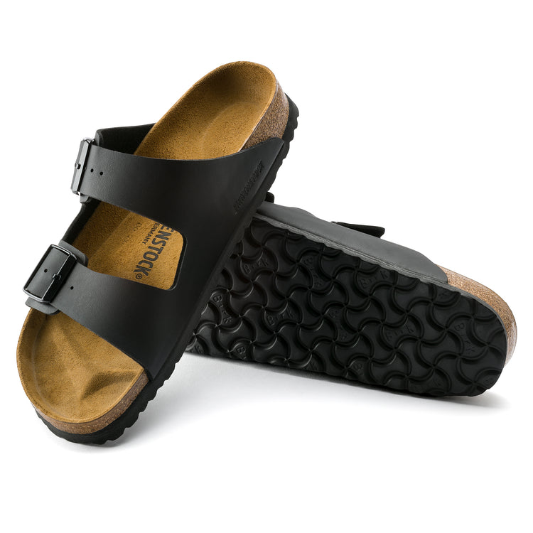 Birkenstock Arizona Black Birko-Flor sole view