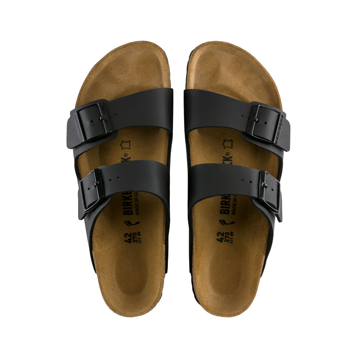 Birkenstock Arizona Black Birko-Flor top view