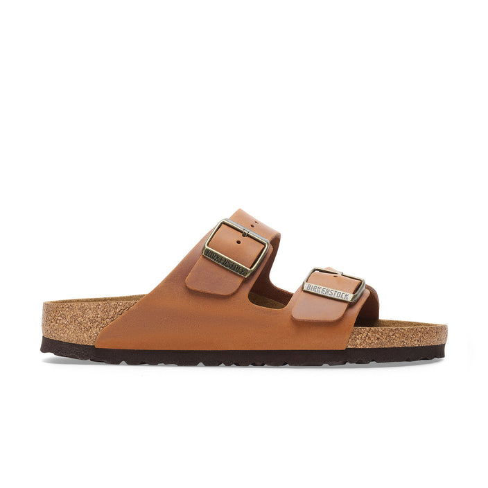 Birkenstock Arizona Cognac Oiled Leather side view