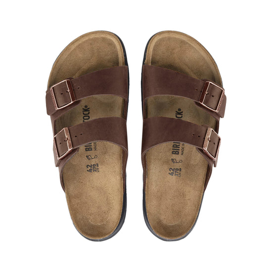 Birkenstock Arizona Cross Town Habana Waxy Leather top view