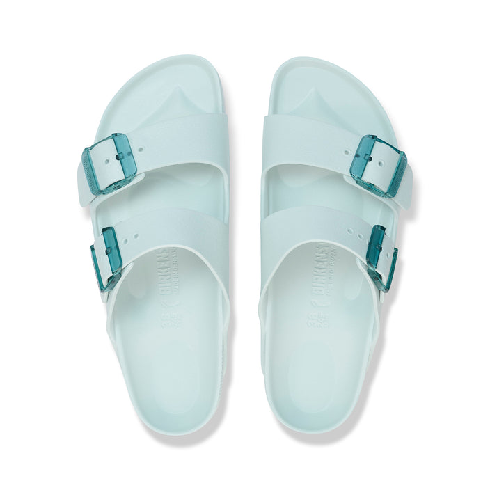 Birkenstock Arizona EVA Stealth Buckle Surf Green top view