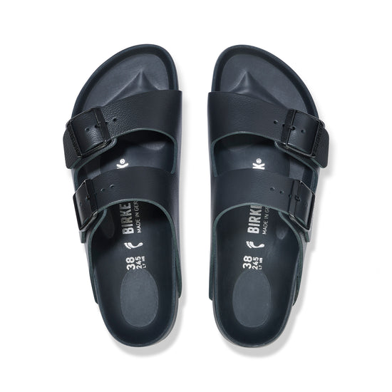 Birkenstock Arizona Exquisite Black Natural Leather top view