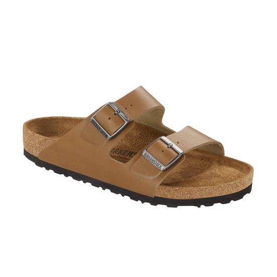 Birkenstock Arizona Faded Khaki Natural Leather