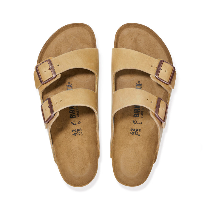 Birkenstock Arizona Tabacco Brown Oiled Leather top view