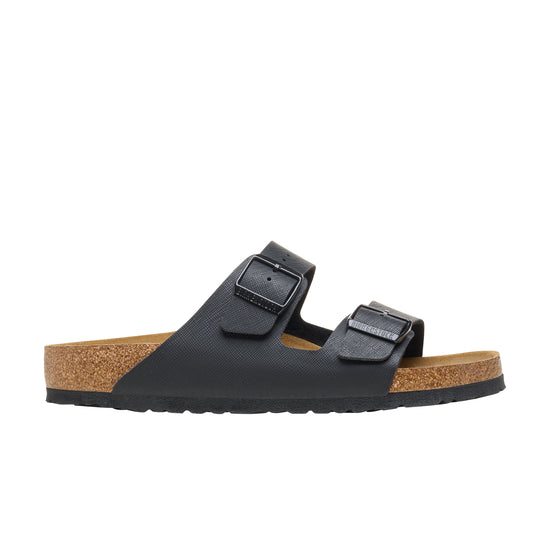 Birkenstock Arizona Saffiano Birko-Flor Black side view