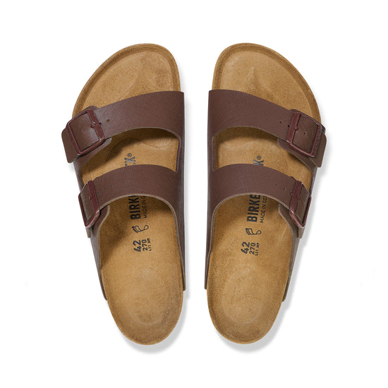 Birkenstock Arizona Saffiano Birko-Flor Roast
 top view