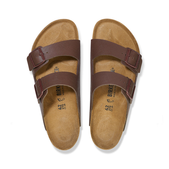 Birkenstock Arizona Saffiano Birko-Flor Roast
 top view