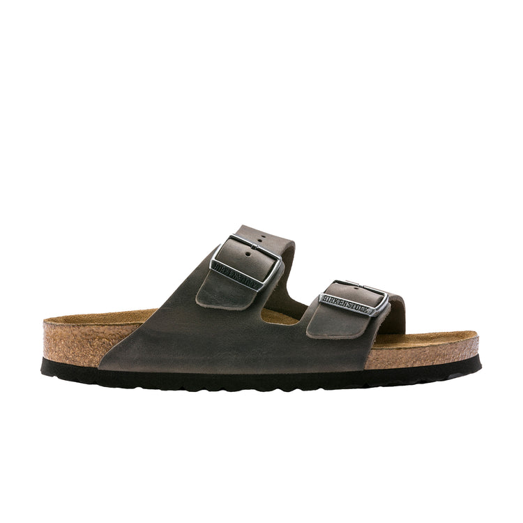 Birkenstock Arizona SFB Iron Oiled Leather side view