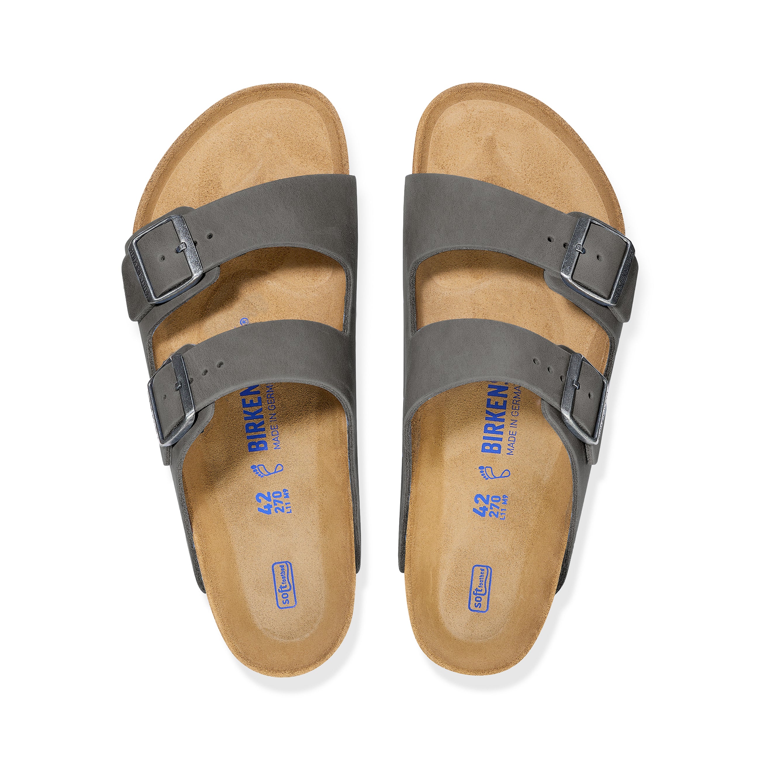 Birkenstock arizona soft footbed iron online