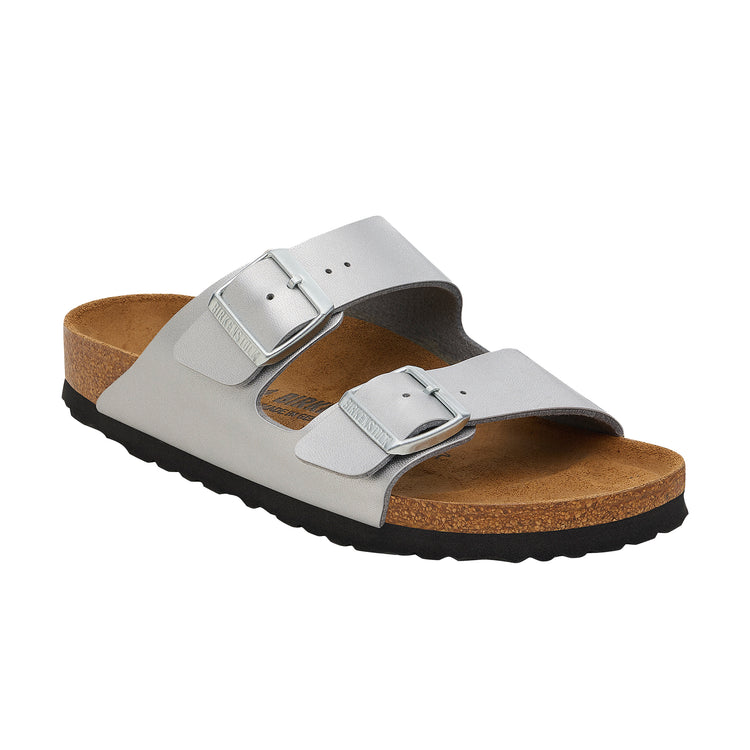 Birkenstock Arizona Silver Birko-Flor