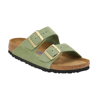 Birkenstock Arizona Soft Footbed Suede Leather Green Tea