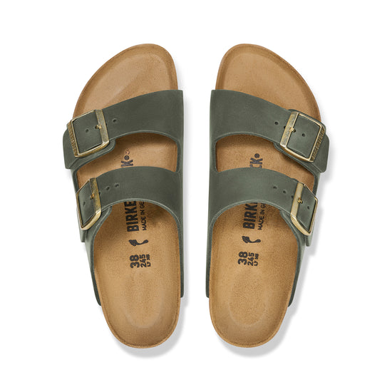 Birkenstock Arizona Thyme Oiled Leather top view