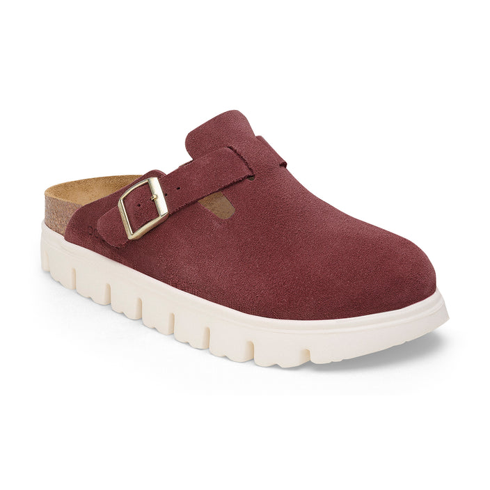 Boston Chunky Berry Crush Suede Leather 