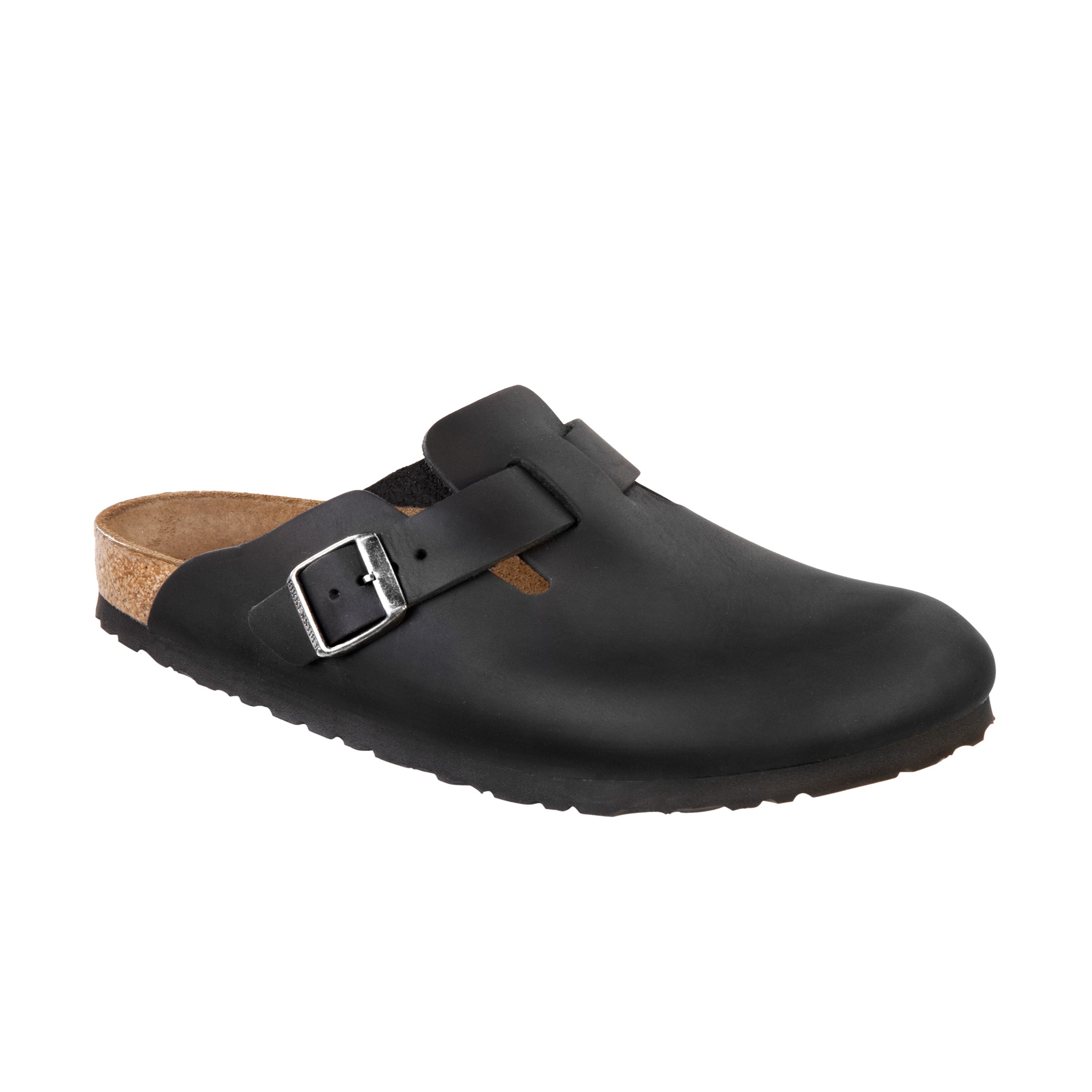 Birkenstock boston oiled store leather black