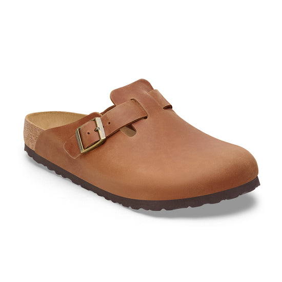 Birkenstock Boston Oiled Leather Cognac 