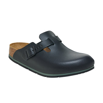 Birkenstock Boston Pro PU Coated Natural Leather Black 