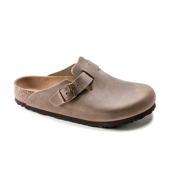 Birkenstock Boston Tabacco Brown Oiled Leather