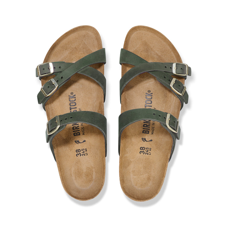 Birkenstock Franca Thyme Oiled Leather top view