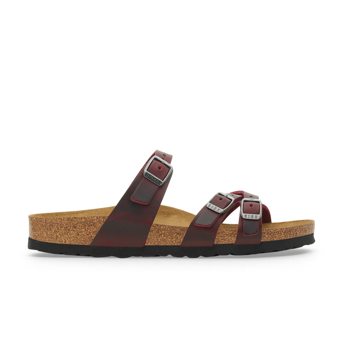 Birkenstock Franca Zinfandel Oiled Leather side view