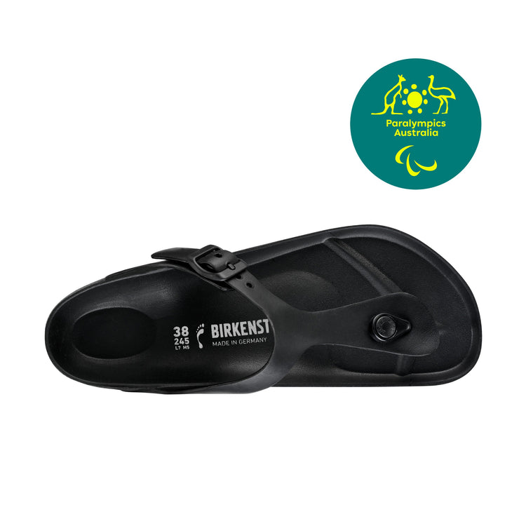 Birkenstock Gizeh EVA Black top view