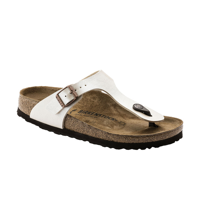 Birkenstock Gizeh Graceful Pearl White Birko-Flor 