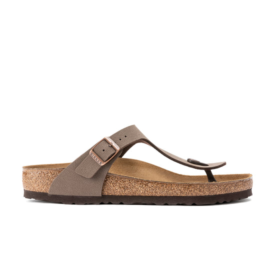 Birkenstock Gizeh Mocca BirkiBuc side view