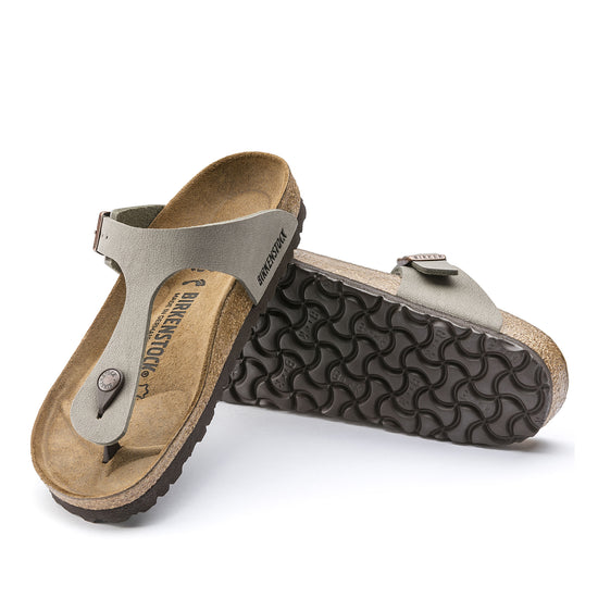 Birkenstock Gizeh Stone BirkiBuc sole view