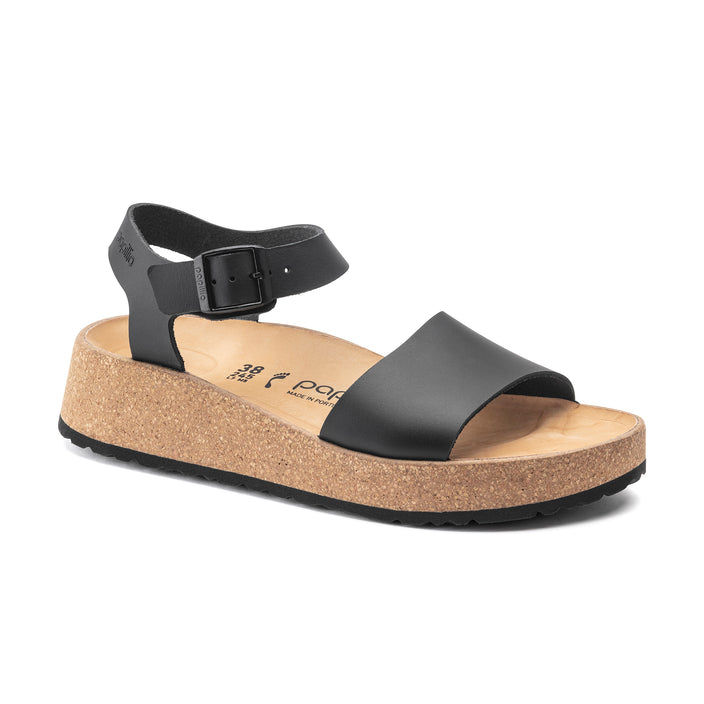 Birkenstock Glenda Black Smooth Leather 