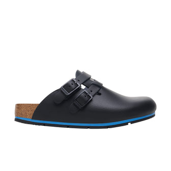 Birkenstock Kay Pro PU Coated Natural Leather Black side view