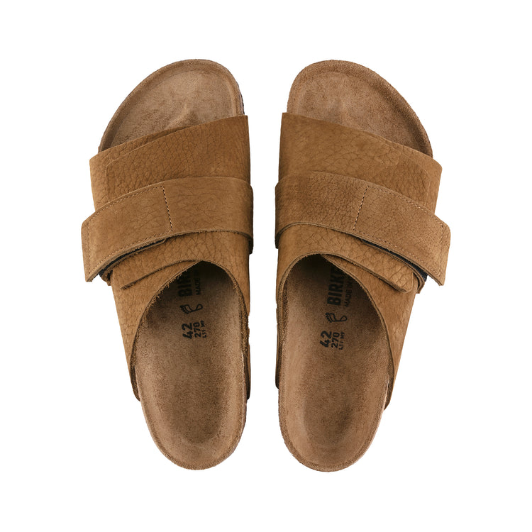 Birkenstock Kyoto Desert Buck Tea Nubuck top view