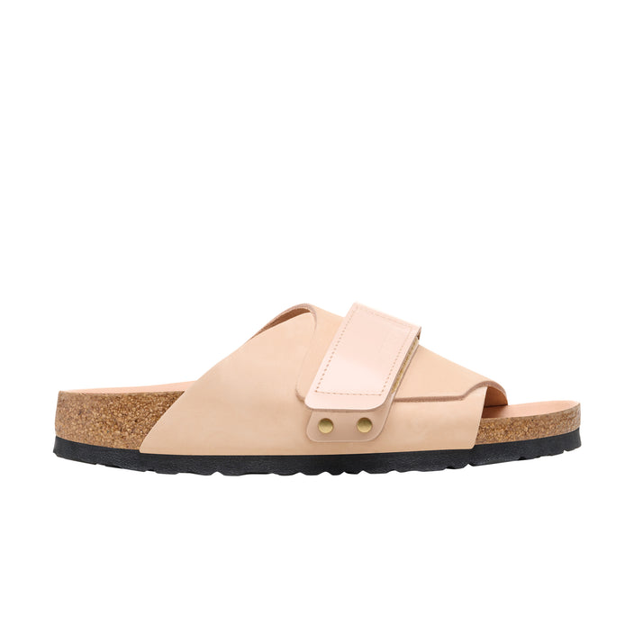 Birkenstock Kyoto High Shine New Beige Nubuck Leather side view