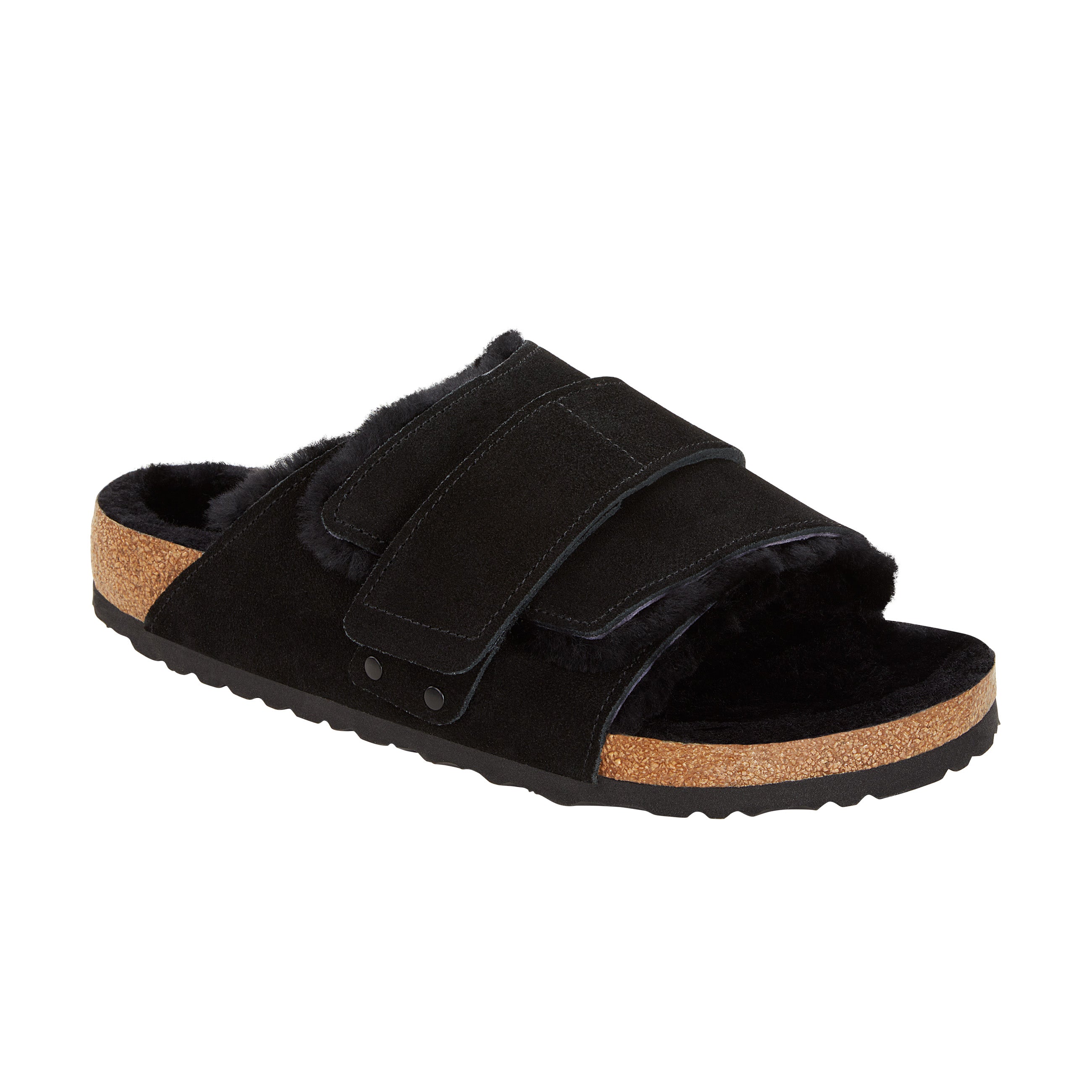 Birkenstock arizona sale sheepskin black