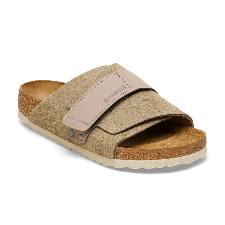 Birkenstock Kyoto Taupe Suede/Nubuck Leather 