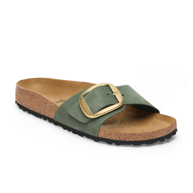 Birkenstock Madrid Big Buckle Thyme Nubuck Leather 