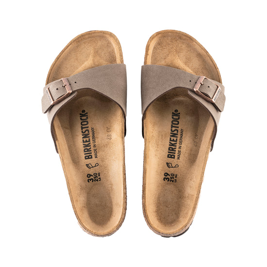 Birkenstock Madrid Mocca BirkiBuc top view