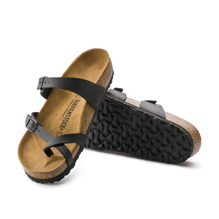 Birkenstock Mayari Black Birko-Flor sole view