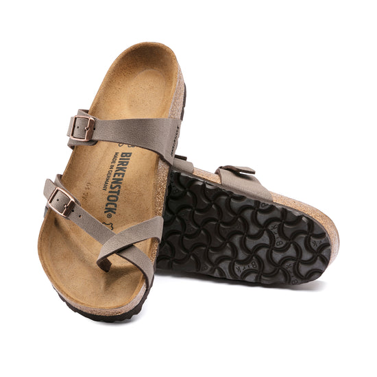 Birkenstock Mayari Mocca BirkiBuc sole view