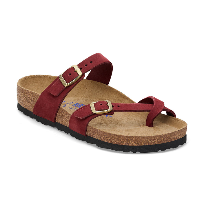 Birkenstock Mayari SFB Nubuck Leather Zinfandel