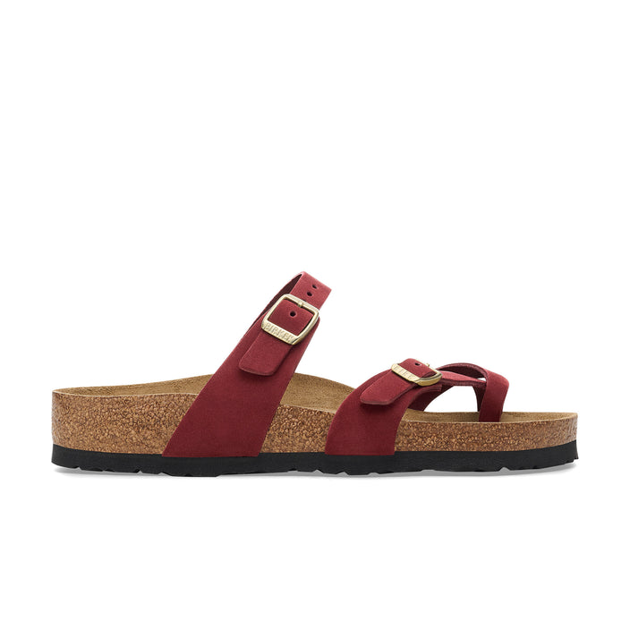 Birkenstock Mayari SFB Nubuck Leather Zinfandel side view