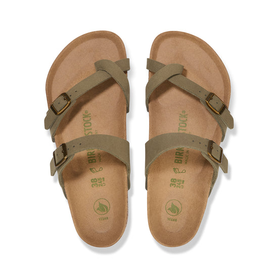 Birkenstock Mayari Vegan Synthetic Pine Green top view