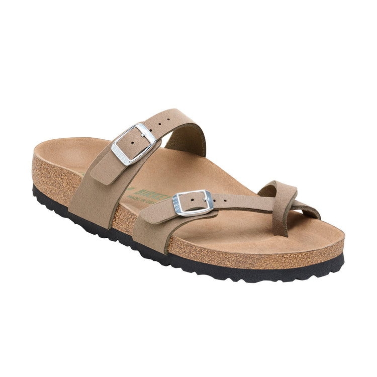 Birkenstock Mayari Vegan Grey Taupe Synthetic Soft Birki