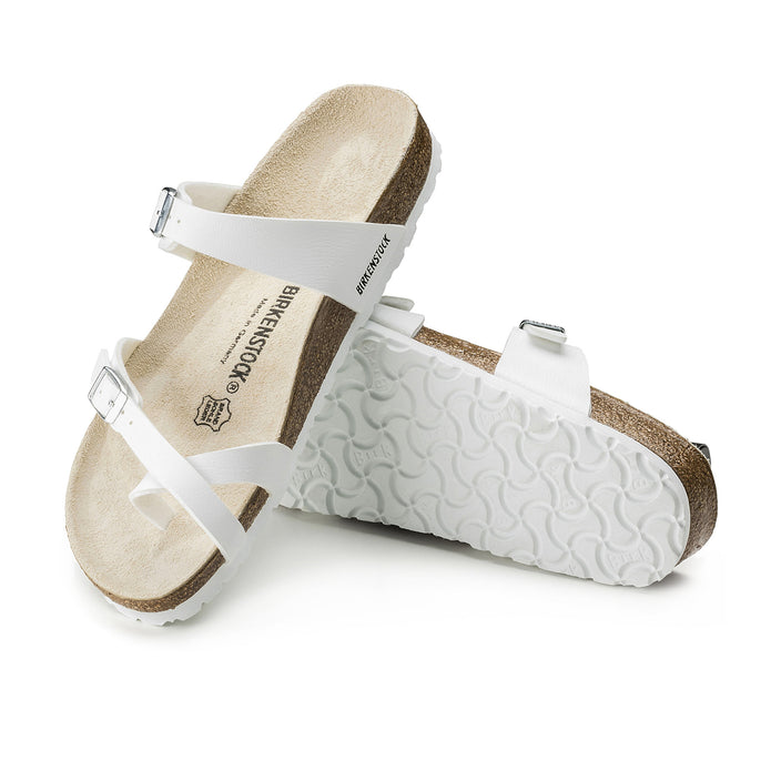 Birkenstock Mayari White Birko-Flor sole view