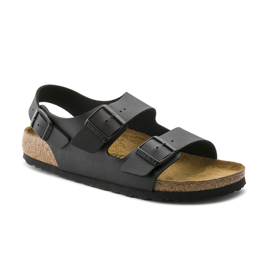 Birkenstock Milano Black Birko-Flor 