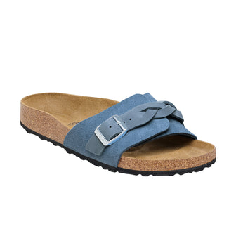 Birkenstock Oita Braided Suede Leather Elemental Blue