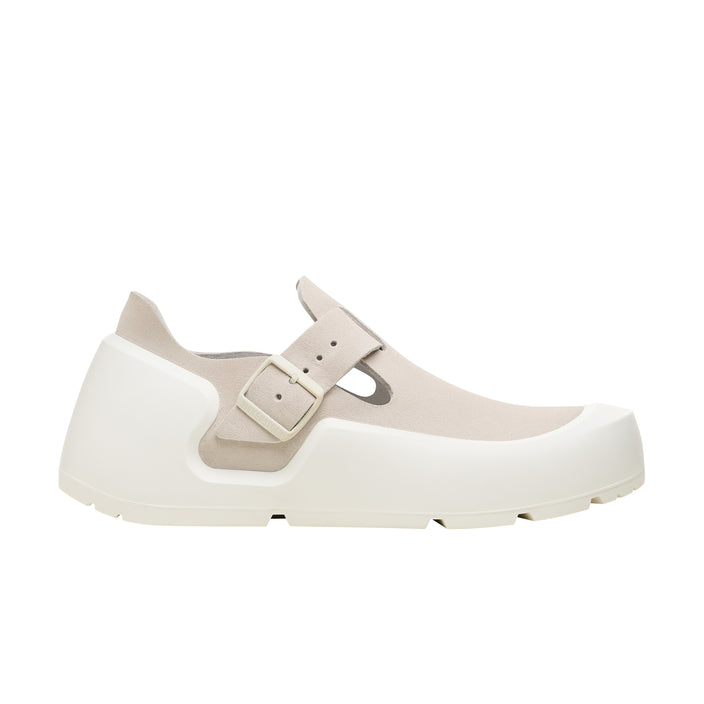 Birkenstock Reykjavik Antique White Nubuck Leather side view