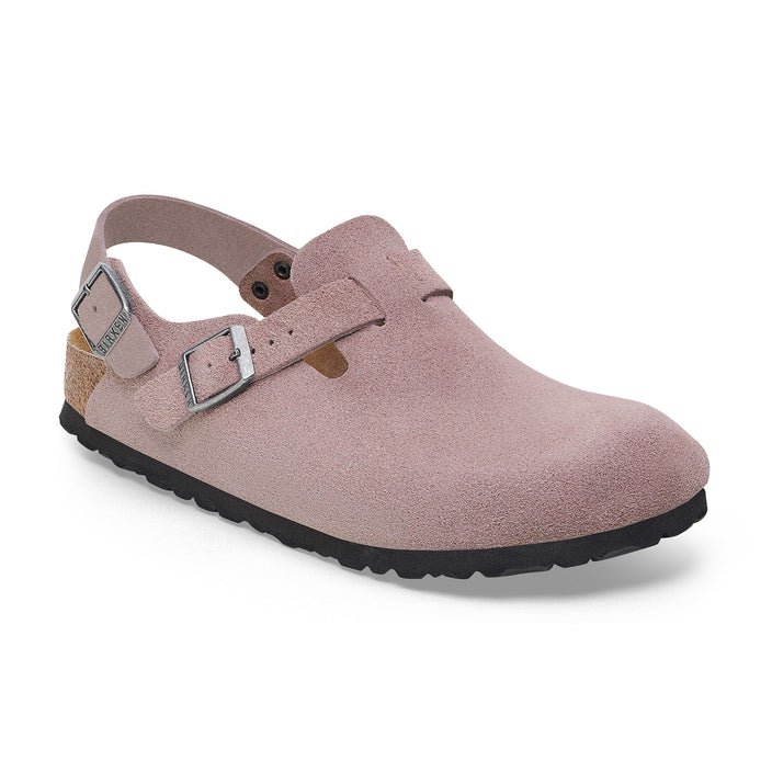 Birkenstock Tokio Suede Leather Faded Purple