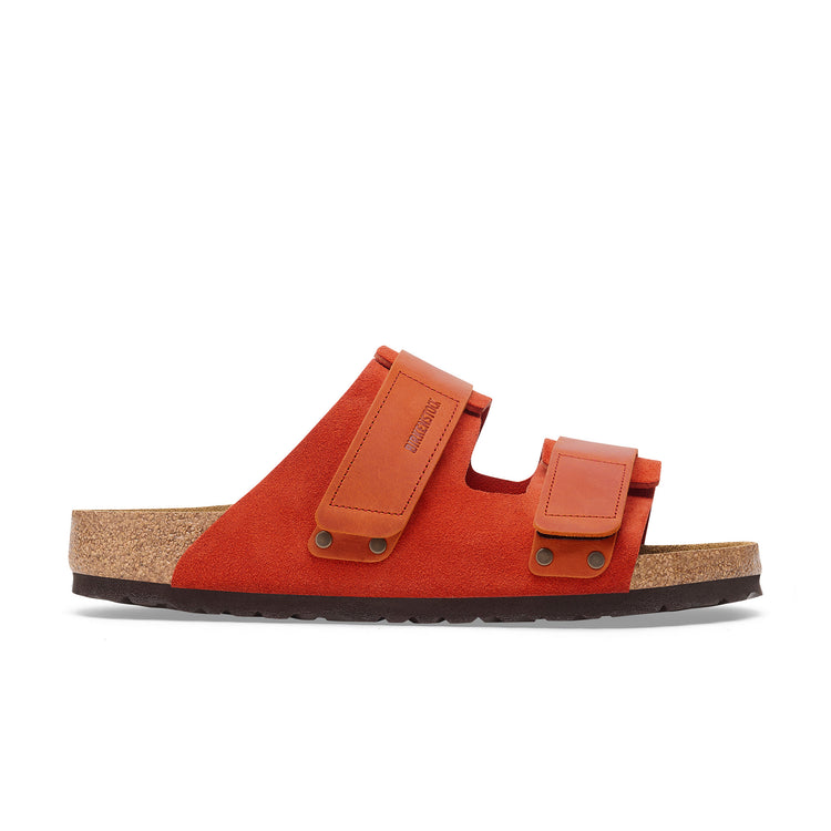 Birkenstock Uji Rust Brown Nubuck/Suede Leather side view